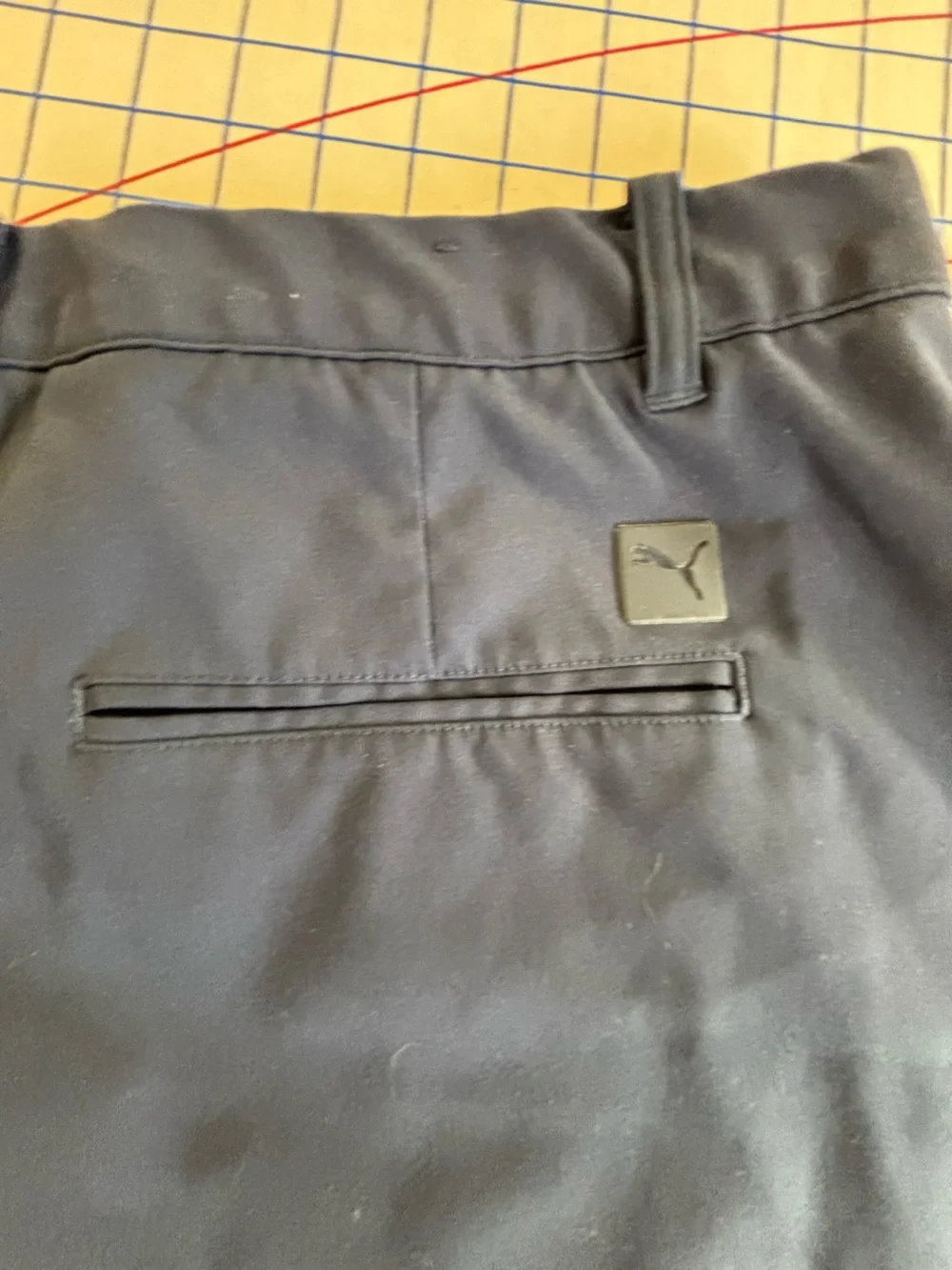 Puma Golf Performance Fit Flexible Flat Front Navy Golf Shorts